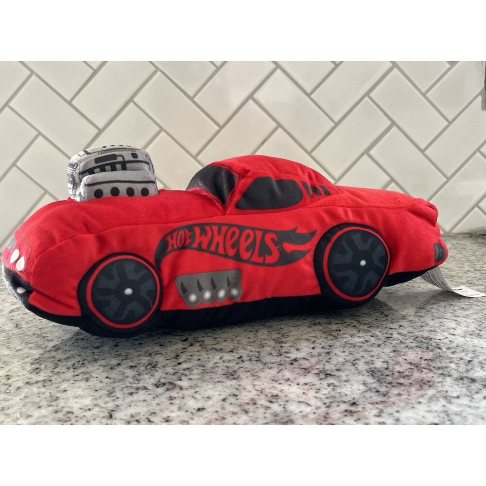 Hot Wheels Red Car 11β Plush 2025 Mattel 80th Anniversary Kohlβs Cares